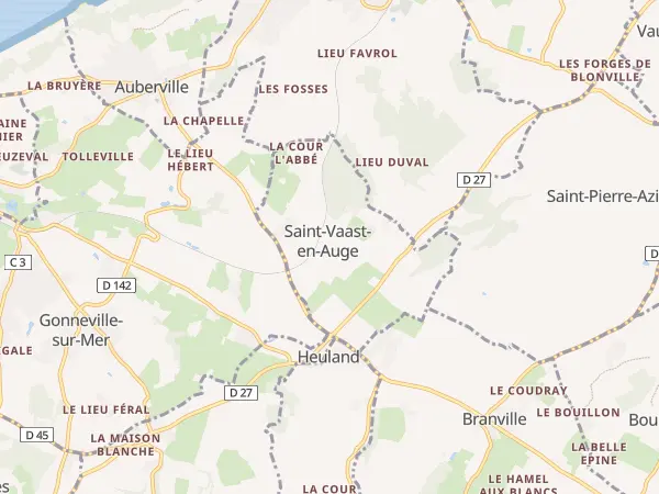 Plan de Saint-Vaast-en-Auge