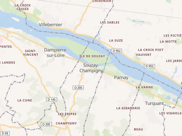 Plan de Souzay-Champigny