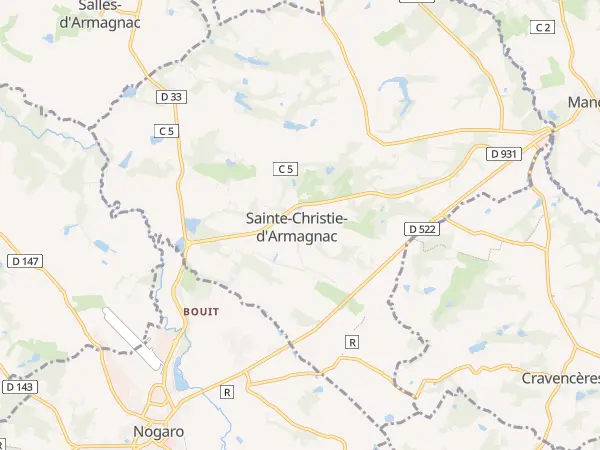 Plan de Sainte-Christie-d’Armagnac