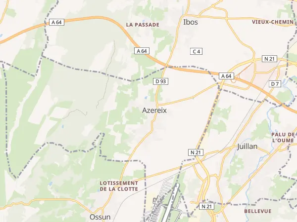 Plan de Azereix