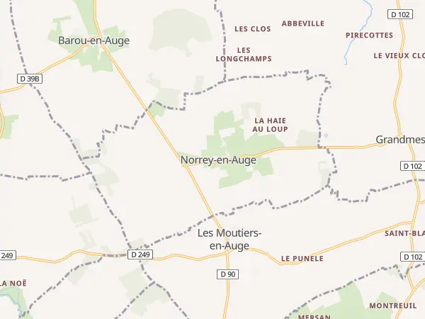 Plan de Norrey-en-Auge