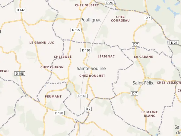 Plan de Sainte-Souline