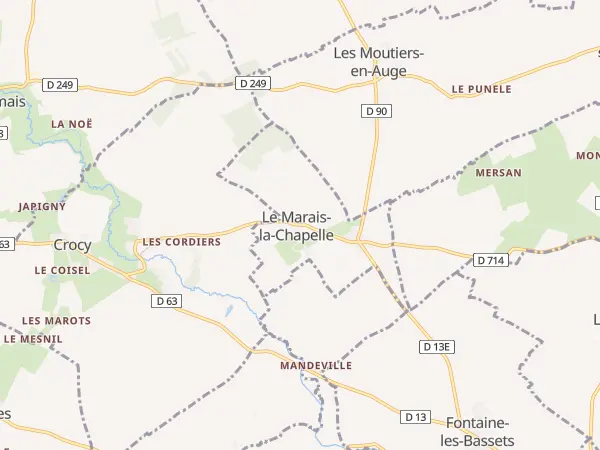 Plan du Marais-la-Chapelle
