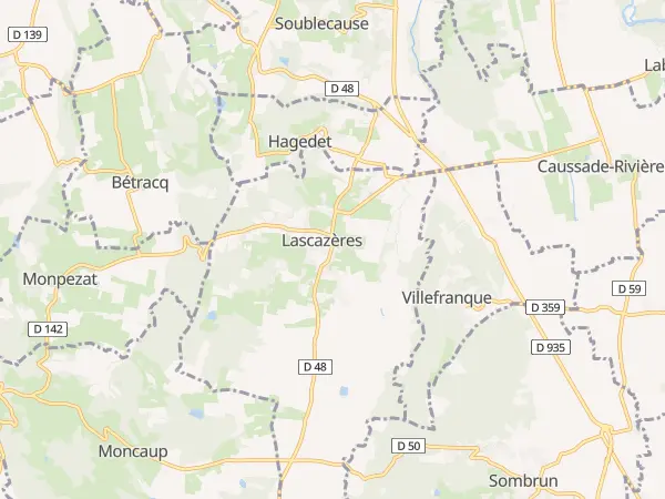 Plan de Lascazères