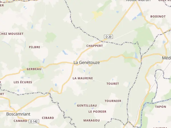 Plan de La Genétouze