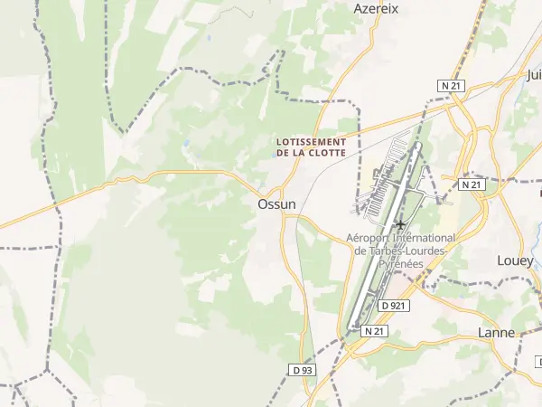 Plan de Ossun