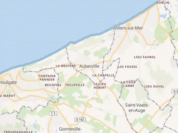 Plan de Auberville