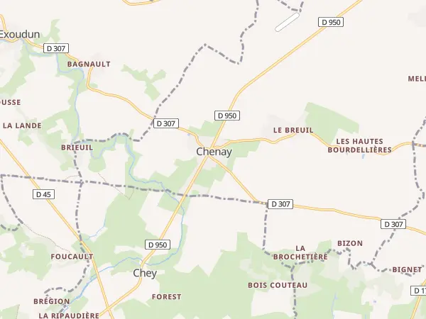 Plan de Chenay