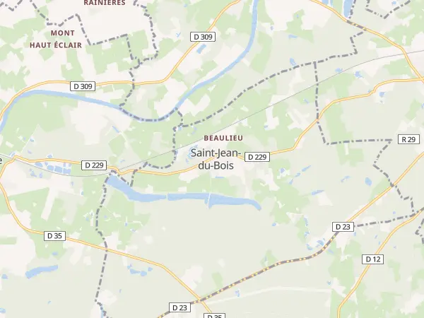 Plan de Saint-Jean-du-Bois