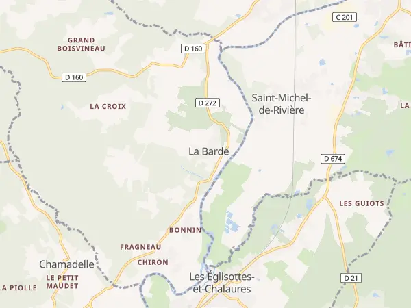 Plan de La Barde