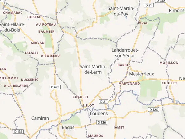 Plan de Saint-Martin-de-Lerm