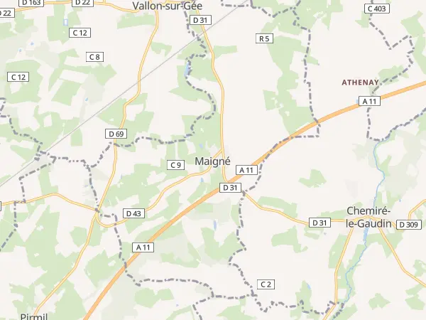 Plan de Maigné