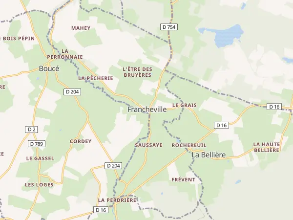Plan de Francheville