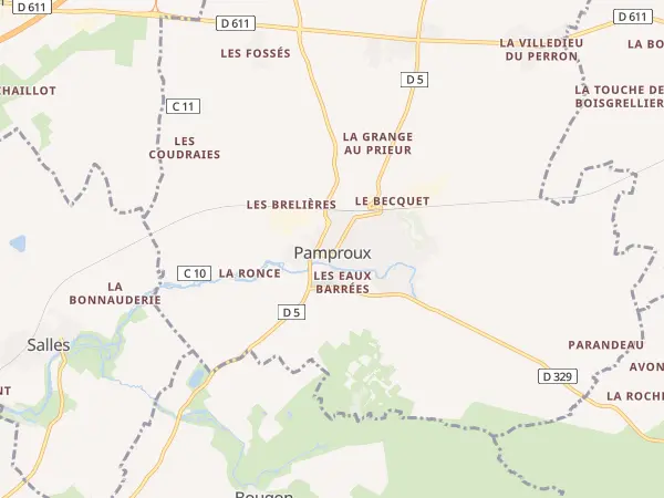 Plan de Pamproux