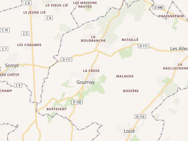 Plan de Alloinay
