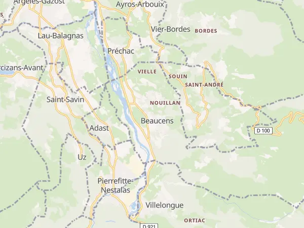 Plan de Beaucens