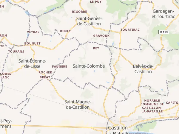 Plan de Sainte-Colombe