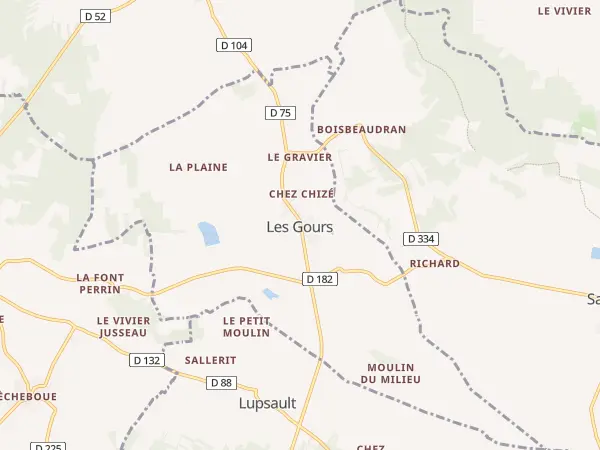 Plan des Gours