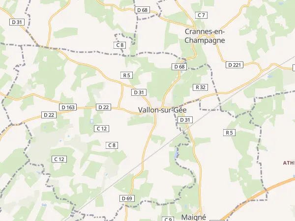 Plan de Vallon-sur-Gée