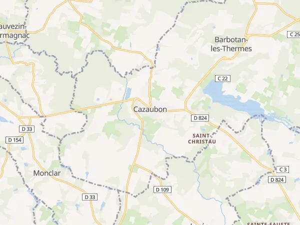 Plan de Cazaubon