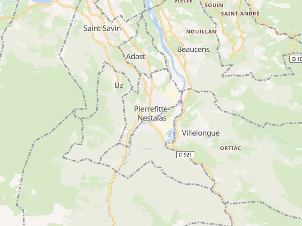 Plan de Pierrefitte-Nestalas