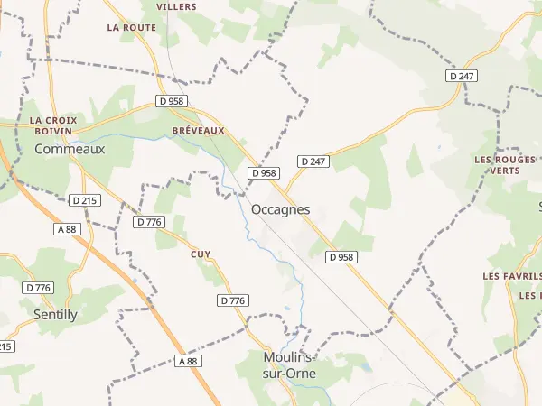 Plan de Occagnes