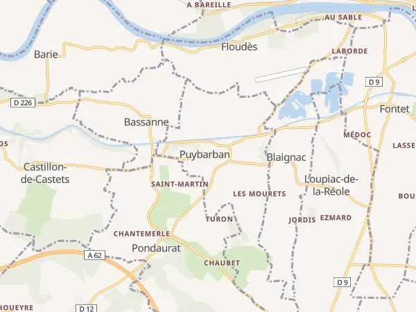 Plan de Puybarban
