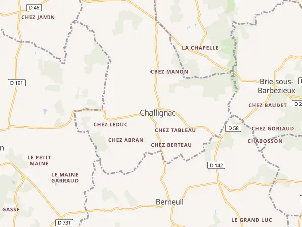 Plan de Challignac