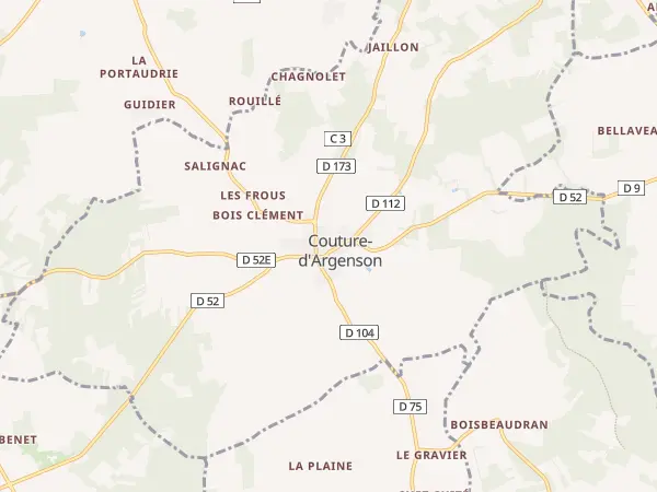 Plan de Couture-d’Argenson