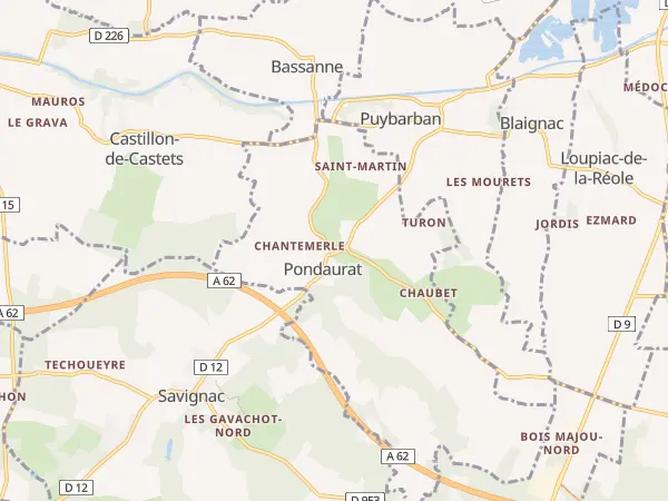 Plan de Pondaurat