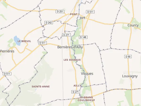 Plan de Bernières-d’Ailly