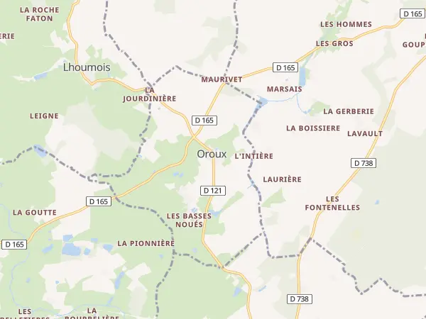 Plan de Oroux