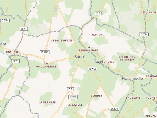 Plan de Boucé