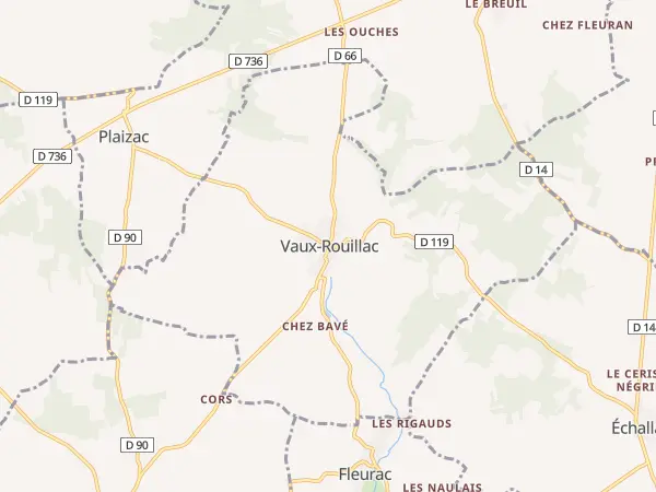 Plan de Vaux-Rouillac