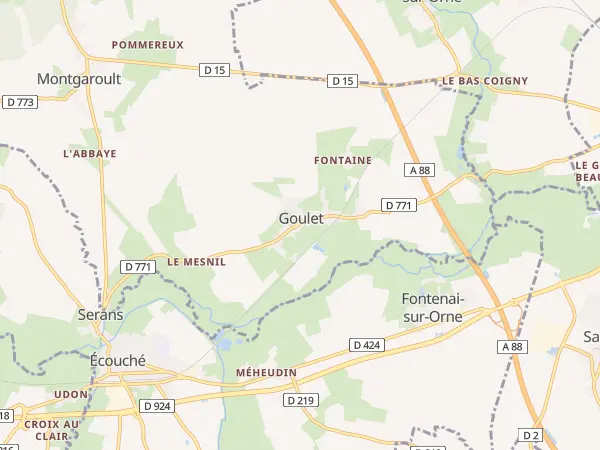 Plan de Monts-sur-Orne