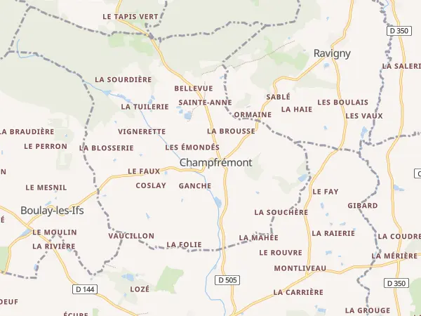Plan de Champfrémont
