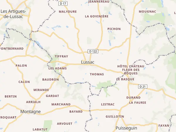 Plan de Lussac