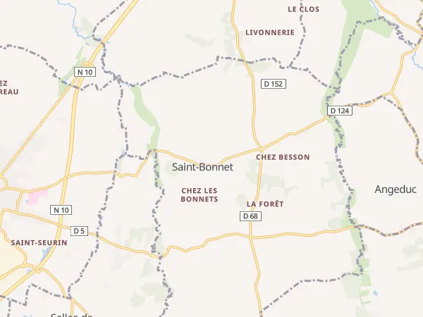 Plan de Saint-Bonnet