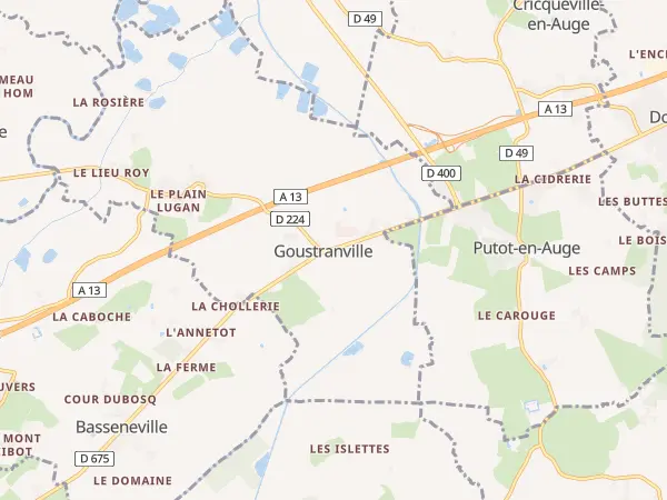 Plan de Goustranville