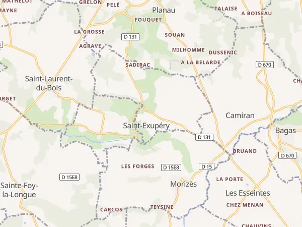 Plan de Saint-Exupéry
