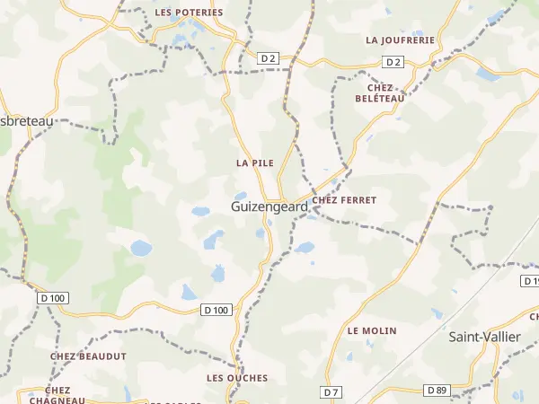 Plan de Guizengeard