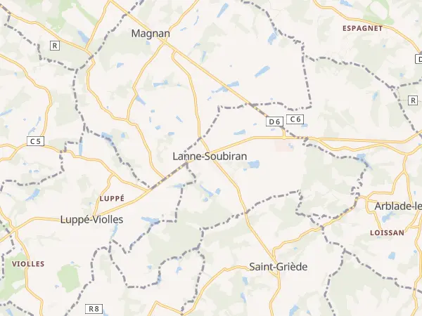 Plan de Lanne-Soubiran