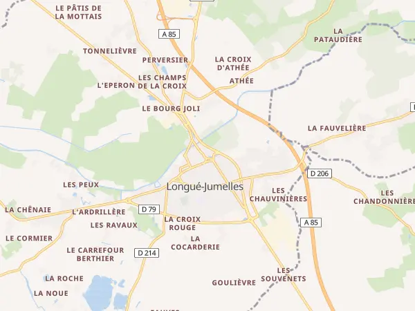 Plan de Longué-Jumelles
