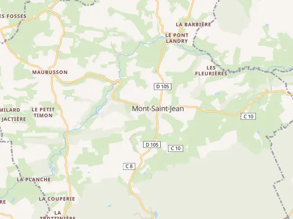 Plan de Mont-Saint-Jean