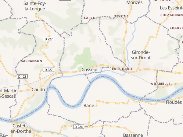 Plan de Casseuil