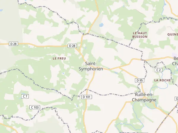 Plan de Saint-Symphorien