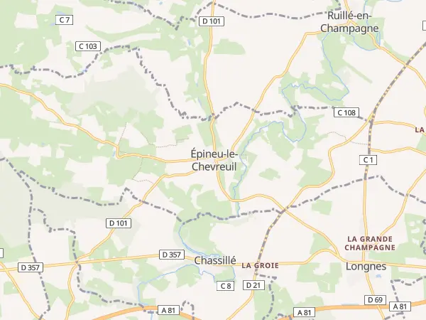 Plan de Épineu-le-Chevreuil