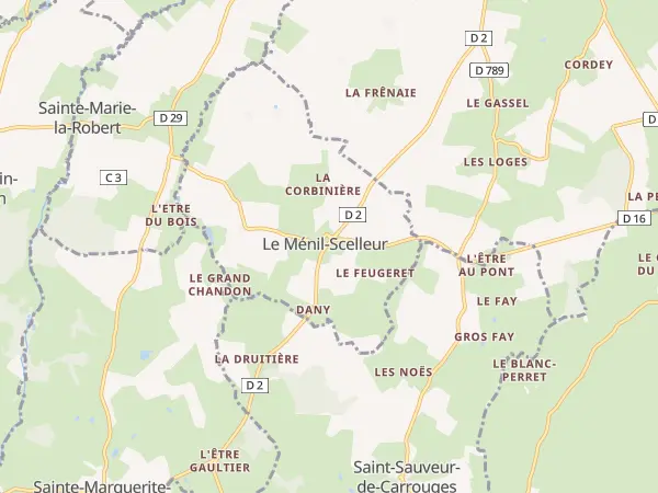 Plan du Ménil-Scelleur