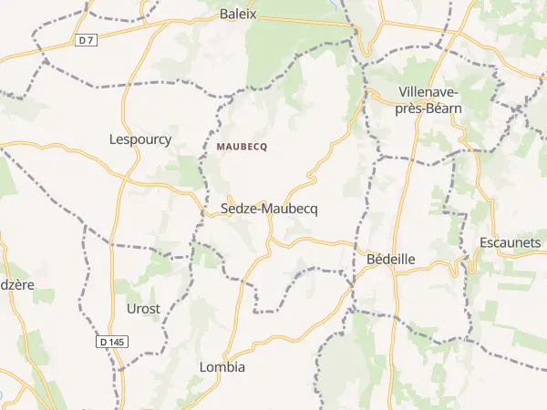 Plan de Sedze-Maubecq