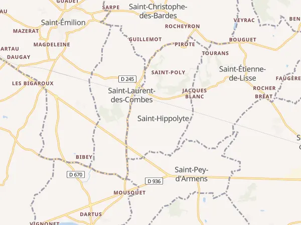 Plan de Saint-Hippolyte